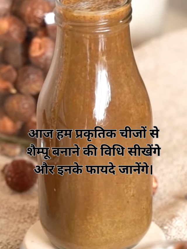 आज हम प्रकृतिक चीजों से शैम्पू बनाने की विधि सीखेंगे और इनके फायदे जानेंगे।